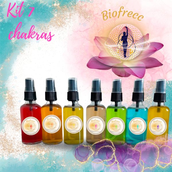 Kit de 7 Brisas de los Chakras de 60ml